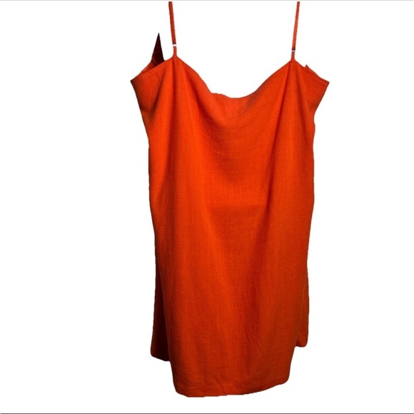 Lulus Women’s Mini Sun Dress XL Spaghetti Sleeveless Linen Pullover Sundress - Picture 7 of 13